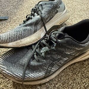 Asics Black and Gray Athletic Shoes